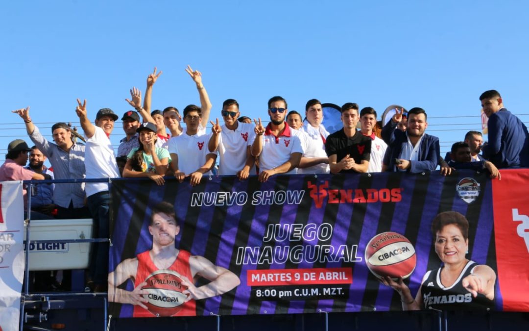 Con desfile tradicional arranca el basketball en Mazatlán